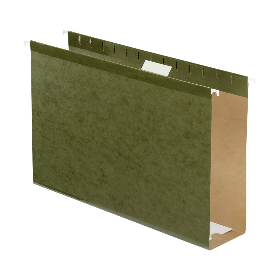 Extra Capacity Hanging File Folders with Box Bottom