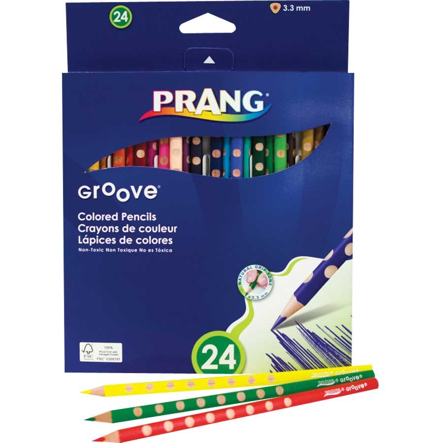 Crayons de couleur en bois Groove
