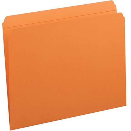 Coloured File Folders with Reinforced Tab