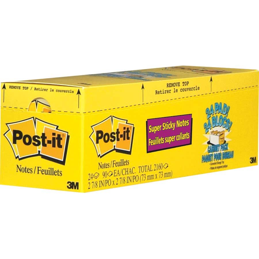 Post-It® Super Sticky Notes Cabinet Pack