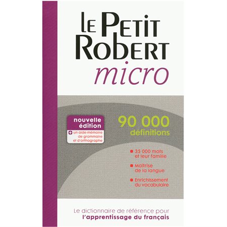 Le Petit Robert micro Dictionary