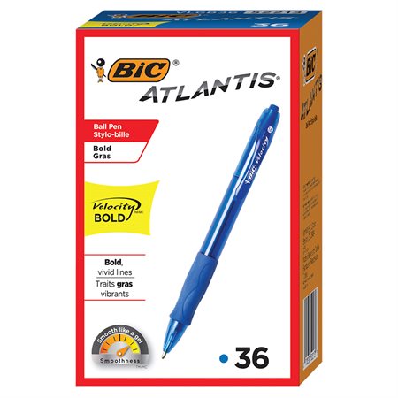 Atlantis® Velocity Bold Retractable Ballpoint Pens