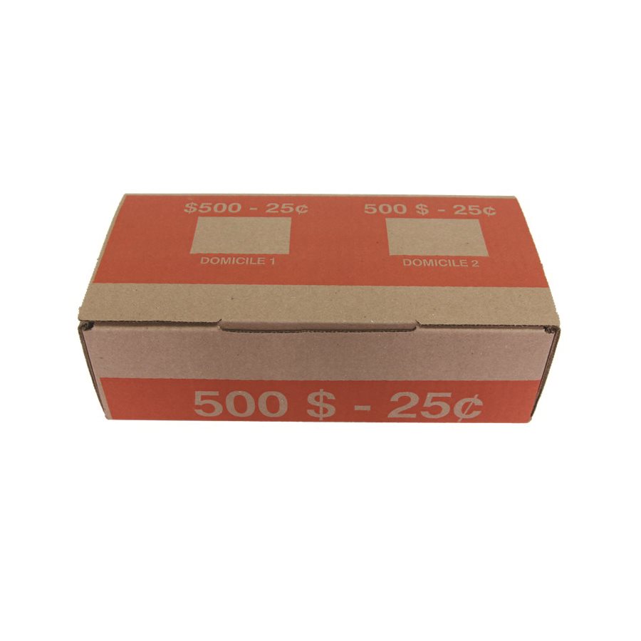 BOX COIN TUBE 0,25$