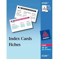 White index cards for printer