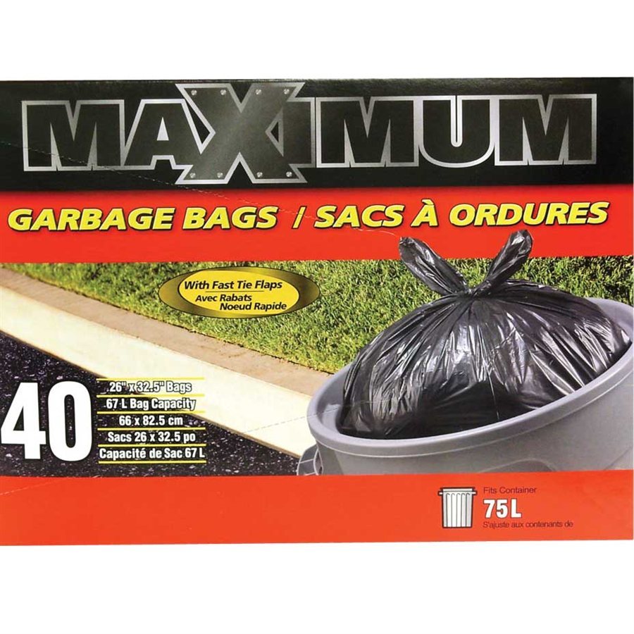 Maximum Garbage Bags