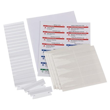 Viewables® Premium 3D Hanging Folder Tabs & Labels Kit