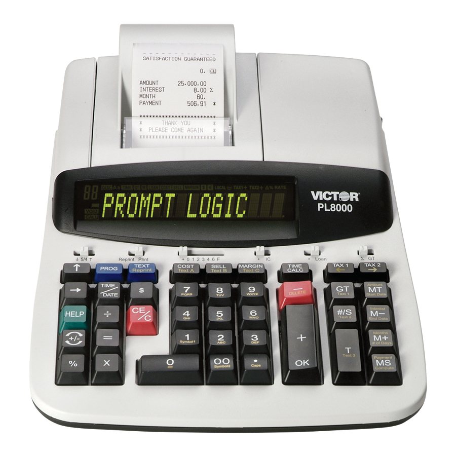 PL8000 Printing Calculator